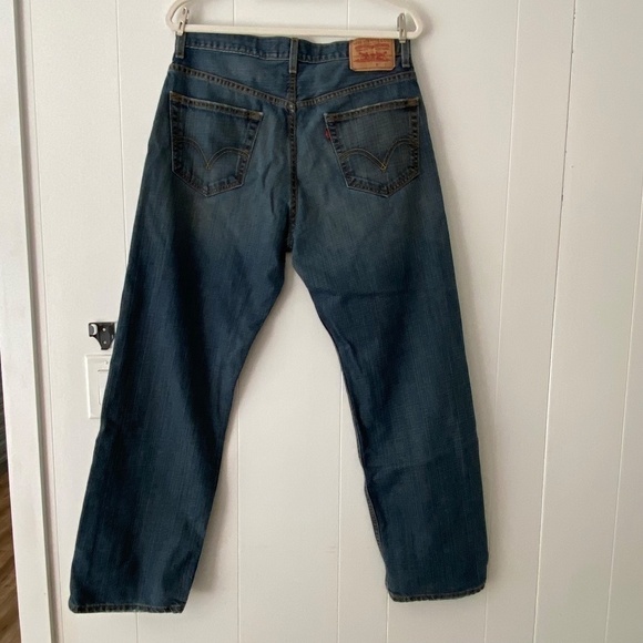 Men's Levi's Relaxed Straight May 2007 make in Mexico medium wash size 34/32 - Picture 3 of 12